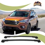 2PCS Ford Escape Kuga 2013-2019 Cross Bar Roof Rack Rail Adjustable Black. Fixed Price $66.00.