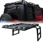 For 2007-2024 Jeep Wrangler Jk Jl Roof Rack Cargo Luggage Carrier W/ladder. Fixed Price $539.98.