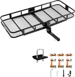 Vevor 70" X 30" 6", Hitch Cargo Carrier, 500 Lbs Capacity With Nighttime Refle. Fixed Price $328.89.