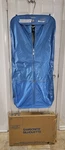 Vintage Samsonite Silhouette Garment Bag Blue Travel Suit Carrier W Hanger & Box. Fixed Price $28.49.