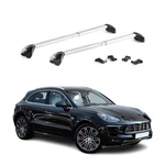 Roof Rack Cross Bars Luggage Carrier For Porsche Macan 1.GEN 2015-2026 Silver 2X. Fixed Price $119.99.