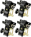 4X Ladder Rack Ratchet Straps W/ J-hook 1.5"X7.5" Black Retractable Tie. Fixed Price $72.53.