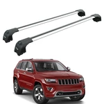 For Jeep Grand Cherokee WK2 (2011-2021) Roof Rack Cross Bars Flush Rail, Silver. Fixed Price $198.00.