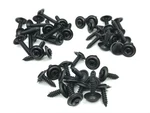 45PCS Kick Panel Interior Black Trim Screws Finish Washers 3 Sizes Fits Gm. Fixed Price $8.95.