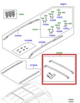Genuine Land Rover Discovery Sport Roof Rack Cross Rails Kit VPLCR0131. Fixed Price $284.04.