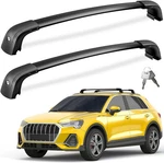 Roof Rack Cross Bars For Audi Q3 2019-2025 Flush Rails Lockable 220LB. Fixed Price $96.30.