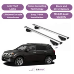 Erkul Roof Rack Cross Bars For Acura Mdx 2007-2013 Raised Rails Silver. Fixed Price $184.90.