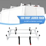 Heavy Duty 3 Bar Ladder Roof Rack For 2007-ON Mercedes Sprinter Low 144WB. Fixed Price $220.00.