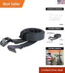 Durable 61-INCH Vinyl-coated Hook Bike Rack Support Strap For Secure Transport. Fixed Price $22.36.