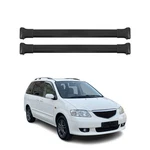 Roof Rack Cross Bars Luggage Carrier For Mazda Mpv 2000-2006 Aluminium Black 2X. Fixed Price $89.99.