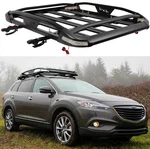 Roof Racks Cargo Basket Cross Bars Set With Led Lights For Mazda CX-9 2008-2015. Fixed Price $229.06.