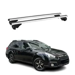 For Subaru Outback 2010-2014 Omac 68049696929M Gray Raised Roof Rails Cross Bars. Fixed Price $99.99.