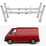2PCS White Steel Ladder Roof Racks Bar For Chevrolet Express 2500 3500 Van. Fixed Price $117.03.