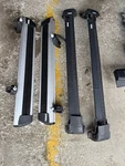 Thule Roof Mount Ski & Snowboard Rack Set Black Silver. Fixed Price $400.00.
