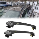 Volvo XC70 2000-2008 Roof Rack Cross Bars Black Raised Rails Pair Top Carrier. Fixed Price $149.00.