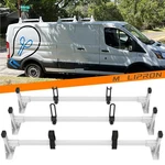 Cargo Van Roof Ladder Rack Ford Transit 150 250 350 800LB White Heavy Duty Steel. Fixed Price $439.99.