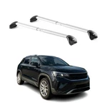 For Volkswagen Taos 2021-2025 Omac G006136 Gray Raised Roof Rails Cross Bars. Fixed Price $129.99.