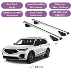 Erkul Roof Rack Cross Bars For Acura Mdx 2022-2025 With Flush Rails Silver. Fixed Price $179.90.