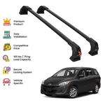 Black Premium Roof Rack Cross Bars For Mazda 5 2006-2017. Fixed Price $166.99.
