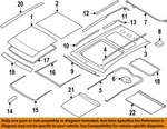Ford Oem 07-19 Edge,mkt,mkx Sunroof-rail 7T4Z7851071A. Fixed Price $340.99.