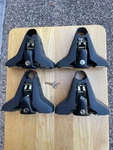 Yakima Sst Towers, With Locks, Key, And Your Choice Of Yclips, Set 4. Fixed Price $24.00.