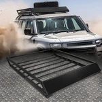 43" X 35.5" Steel Roof Rack Top Cargo Luggage Carrier Basket+wind Fairing Black. Fixed Price $89.88.