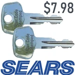 Sears Replacement Key X-cargo Roof Karrite Ski Carrier Skyline Sportrack Xl. Fixed Price $7.98.