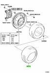 64771-42110-J1 Toyota Cover, Spare Wheel 6477142110J1, New Genuine Oem Part. Fixed Price $643.40.