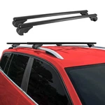 Omac Black Raised Roof Rails Cross Bars. Fixed Price $134.99.