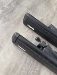 Almost New All Black Thule Aero Bars Roof Rack System For Vw Tiguan. Fixed Price $425.00.