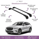Fits Genesis GV70 2022-2026 With Factory Rails 2PCS Roof Rack Cross Bars 165 Lbs. Fixed Price $139.90.