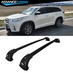 Fits 14-19 Toyota Highlander Black Roof Rack Cross Bar Cargo Carrier Aluminum. Fixed Price $79.99.