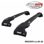 Thule Wingbar Edge Black Aluminium Roof Bars Set To Fit Mercedes Gla 20-22 Rails. Fixed Price $496.53.