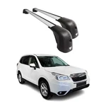 Roof Racks Cross Bars Subaru Forester Iv 2014-2018 Aluminium 220LB Silver. Fixed Price $229.99.