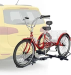 H&zt Trike/electric Tricycle Hitch Mount Rack 170 Lbs Foldable Carrier Bike. Fixed Price $199.99.