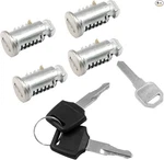 Replacement Lock Cylinders And Keys Set For Roof Rack System, Includes 4 Cores,. Fixed Price $15.99.