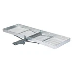 Curt Silver Aluminum Tray Cargo Carrier W Folding Shank For 2" Receivers. Fixed Price $177.54.
