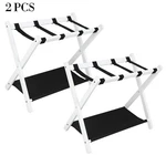 2PCS Folding Luggage Rack Holder For Guest Bedroom Hotel 150LBS No Assembly. Fixed Price $29.95.