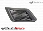 Genuine Nissan 2017-2020 Rogue Left Fog Light Trim Hole Cover. Fixed Price $96.23.