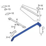 Genuine Ford Rail Roof Rack Side M2DZ-5455114-AA. Fixed Price $719.46.