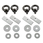 Rhino Rack 4-PIECE Steel Eye Bolt Kit Pioneer Platform Tray Tradie Roof. Fixed Price $53.57.