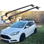 Ford Focus Se St Top Roof Rack 43.3" Cross Bar Cargo Luggage Carrier Lock Al. Fixed Price $76.99.