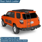 Hooke Road Rear Hatch Ladder W/anti-slip Rubber Pad For Toyota 4RUNNER 2010-2024. Fixed Price $179.99.