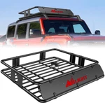 Nilight Universal Roof Rack Cargo Basket 43IN X 39IN 6IN. Fixed Price $119.99.
