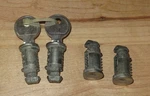 Thule #027 - Keys & 4 Lock Core Cylinders For Cargo/rack Products. Fixed Price $29.95.