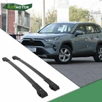 Black Aluminum Cross Bar Fit For Toyota RAV4 2013-2018 Roof Rail Rack. Fixed Price $66.00.