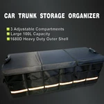 Xxl Trunk Organizer, Suv Cargo Fold Up Bag Box 3-IN-1 Large Caddy Bin. Fixed Price $59.98.