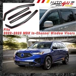 Fits Acura Mdx 2022-2025 In-channel Vent Window Visor Rain Guard Deflectors. Fixed Price $57.89.