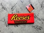 Reese Peanut Butter Cups Plastic Zipper Pencil Case Cosmetic Travel Bag. Fixed Price $6.99.