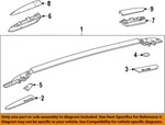 Toyota Oem 13-16 RAV4 Roof Luggage Carrier-upper Cover 6349342050B1. Fixed Price $42.20.